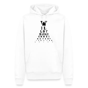 Heiratsantrag Willst Du mich Heiraten Sehtest - Männer Premium Bio Hoodie - Weiß - Vorne - Nico (187cm)