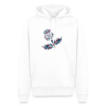 Schottland Geschenke Schottische Distel Tartan Plaid Geschenk - Männer Premium Bio Hoodie - Weiß - Vorne - Nico (187cm)