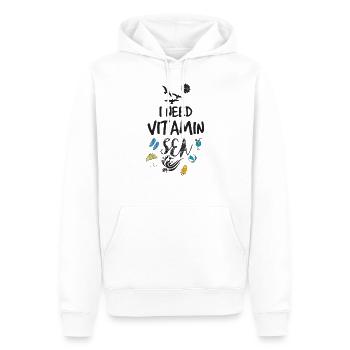 Sailing - I Need Vitamin Sea Design for Water Sports - Men’s Premium Organic Hoodie - white - Front - Nico (187cm)