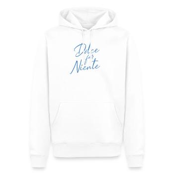 Dolce Far Niente Das Süße Nichtstun Italienisch - Männer Premium Bio Hoodie - Weiß - Vorne - Nico (187cm)