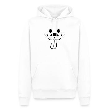Dog cute funny gift idea dogs - Men’s Premium Organic Hoodie - white - Front - Nico (187cm)
