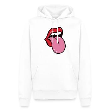 Rock and Roll - Männer Premium Bio Hoodie - Weiß - Vorne - Nico (187cm)