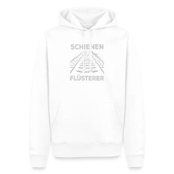 Lokführer Lokomotivführer Schienenflüsterer - Männer Premium Bio Hoodie - Weiß - Vorne - Nico (187cm)
