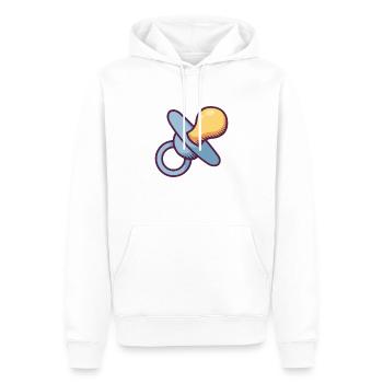 Bébé essentiel - Sweat à capuche Premium bio Homme - blanc - Devant - Nico (187cm)