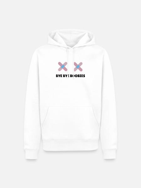 Mastektomie Transgender Brustentfernung Geschenk - Männer Premium Bio Hoodie - Weiß