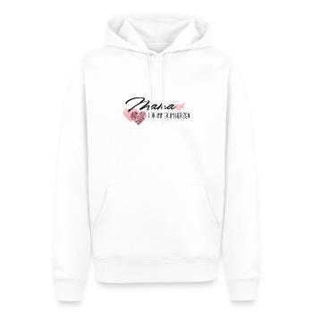 verstorbene Mama Liebe Herz Trauer Abschied Tod - Männer Premium Bio Hoodie - Weiß - Vorne - Nico (187cm)