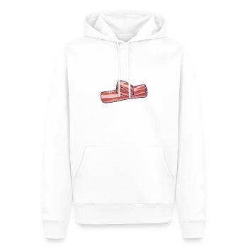 Speckscheiben - Männer Premium Bio Hoodie - Weiß - Vorne - Nico (187cm)