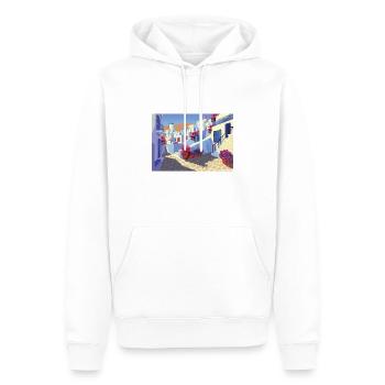 Griechenland - Männer Premium Bio Hoodie - Weiß - Vorne - Nico (187cm)