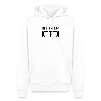 Leben hinter Gittern Radfahren Funny Biking - Männer Premium Bio Hoodie - Weiß - Vorne - Nico (187cm)