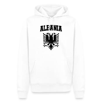 Albania Albanien Albanisch Flagge Fahne - Männer Premium Bio Hoodie - Weiß - Vorne - Nico (187cm)