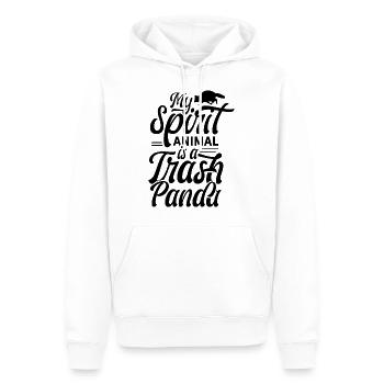 Mein Spirit Animal ist ein Waschbär Waschbären - Männer Premium Bio Hoodie - Weiß - Vorne - Nico (187cm)