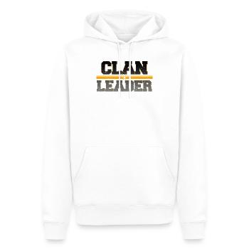 Clan Leader Clash Gamer Royale Arena - Männer Premium Bio Hoodie - Weiß - Vorne - Nico (187cm)