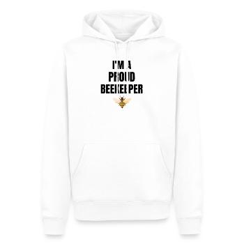 Imker Geschenke Bienenzüchter Imkerei Biene Honig - Männer Premium Bio Hoodie - Weiß - Vorne - Nico (187cm)
