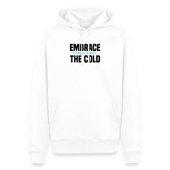 Ice Bathing Ice Cold Bathing Ice Swimming Gift - Men’s Premium Organic Hoodie - white - Front - Nico (187cm)