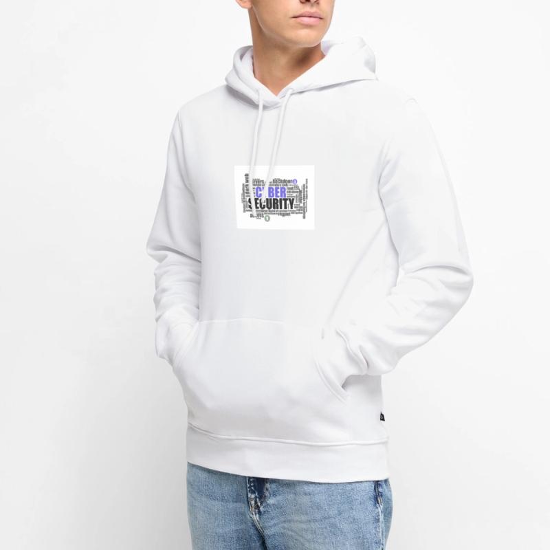 Cyber Security Hacker Expert Computer Geek Cloud Men’s Premium Organic Hoodie