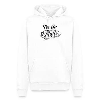 I've got mail - Men’s Premium Organic Hoodie - white - Front - Nico (187cm)
