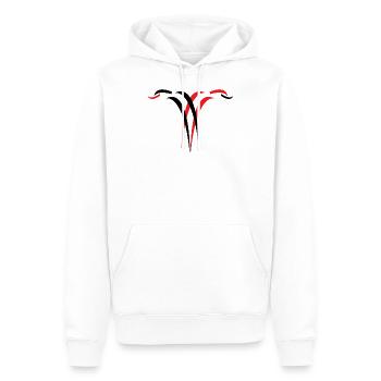 Albanischer Adler Kosovo Armee Albanien Albaner - Männer Premium Bio Hoodie - Weiß - Vorne - Nico (187cm)