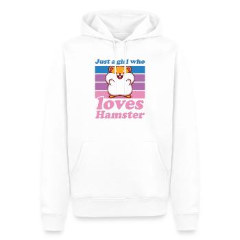 Hamster Feldhamster Goldhamster Mama Geschenk - Männer Premium Bio Hoodie - Weiß - Vorne - Nico (187cm)
