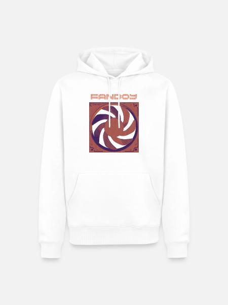 fanboy - Men’s Premium Organic Hoodie - white