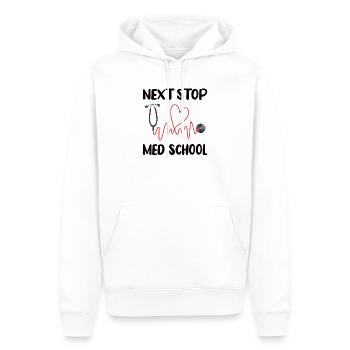 Medizinstudent Zukünftiger Arzt Medizinstudium - Männer Premium Bio Hoodie - Weiß - Vorne - Nico (187cm)
