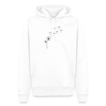 Parapente Pusteblume Cadeau de femme D’été - Sweat à capuche Premium bio Homme - blanc - Devant - Nico (187cm)