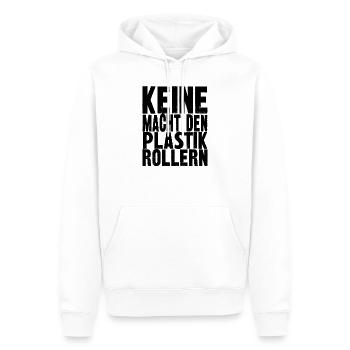Mopedfahren Moped Mokick Mopedfahrer Geschenk - Männer Premium Bio Hoodie - Weiß - Vorne - Nico (187cm)