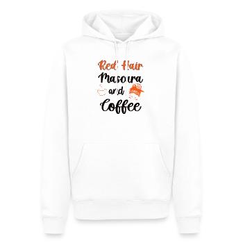 Rothaarig Rotes Haar Rotschopf Redhead Ginger - Männer Premium Bio Hoodie - Weiß - Vorne - Nico (187cm)