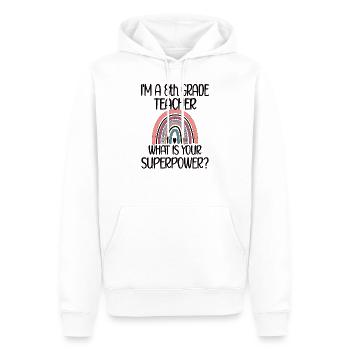 Achtklässler Lehrerin Geschenk 8. Klasse Lehrer - Männer Premium Bio Hoodie - Weiß - Vorne - Nico (187cm)