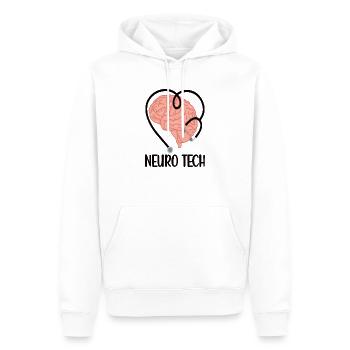 Neurologie Techniker Neurologischer Assistent - Männer Premium Bio Hoodie - Weiß - Vorne - Nico (187cm)