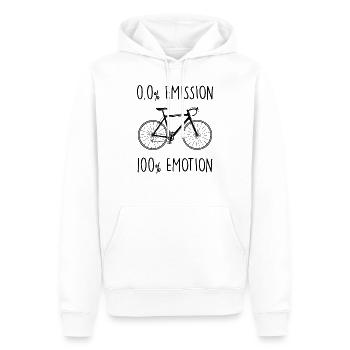 bicycle - Men’s Premium Organic Hoodie - white - Front - Nico (187cm)