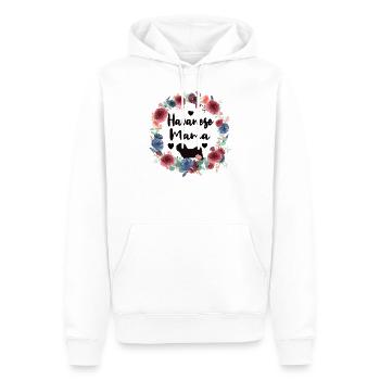 Havanese Mama propriétaire de chien Havanese amant - Sweat à capuche Premium bio Homme - blanc - Devant - Nico (187cm)