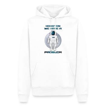 Astronaut - Männer Premium Bio Hoodie - Weiß - Vorne - Nico (187cm)