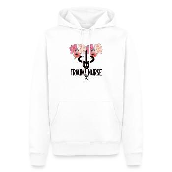Trauma-Krankenschwester Traumatologie Pflegerin - Männer Premium Bio Hoodie - Weiß - Vorne - Nico (187cm)