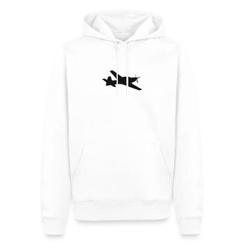 Flugzeug Pilot Luftfahrt Flugzeuge Flieger Piloten - Männer Premium Bio Hoodie - Weiß - Vorne - Nico (187cm)