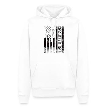 Samoyed Papa Samoyed Owner Samoyed Lover - Men’s Premium Organic Hoodie - white - Front - Nico (187cm)