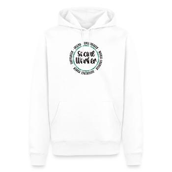 Sozialarbeiter Soziale Arbeit Monat Streetworker - Männer Premium Bio Hoodie - Weiß - Vorne - Nico (187cm)