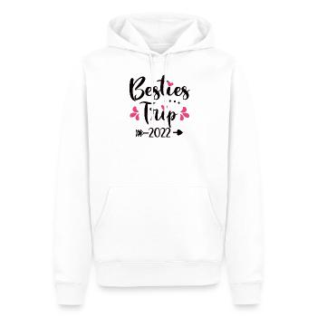 Besties Trip 2022 BFF Beste Freundinnen Urlaub - Männer Premium Bio Hoodie - Weiß - Vorne - Nico (187cm)