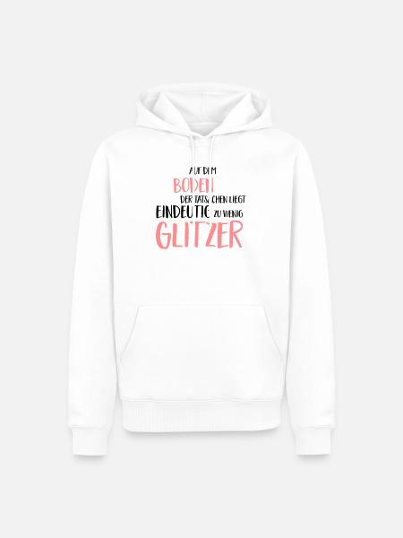 Lustiger Spruch - Männer Premium Bio Hoodie - Weiß