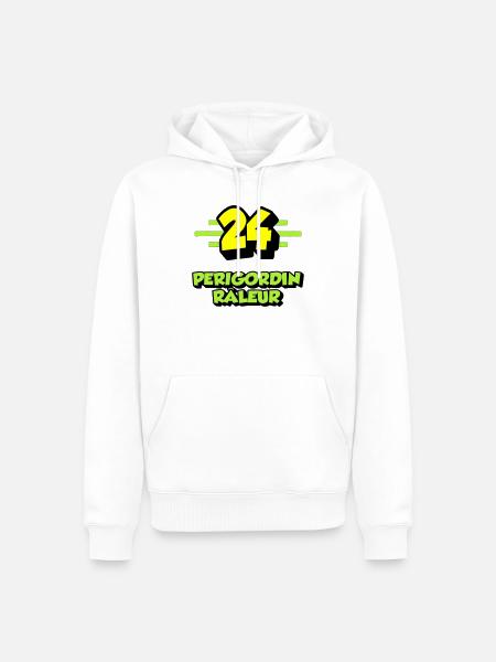Complaining Périgordin - Men’s Premium Organic Hoodie - white