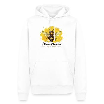 Biene mit Honigwaben Design Imker Imkerin - Männer Premium Bio Hoodie - Weiß - Vorne - Nico (187cm)