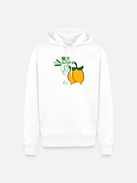 Lemons - Men’s Premium Organic Hoodie - white
