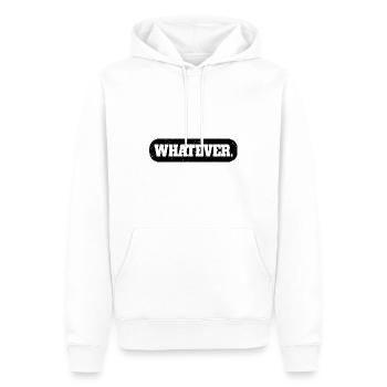Quoi que - Sweat à capuche Premium bio Homme - blanc - Devant - Nico (187cm)