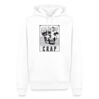 Brésil - Sweat à capuche Premium bio Homme - blanc - Devant - Nico (187cm)