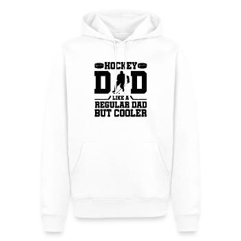 Vatertag Hockey Dad - Männer Premium Bio Hoodie - Weiß - Vorne - Nico (187cm)