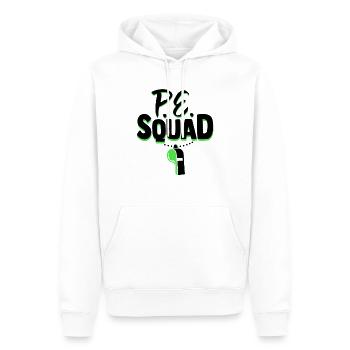 PE Squad Physical Education Teacher School Field - Men’s Premium Organic Hoodie - white - Front - Nico (187cm)