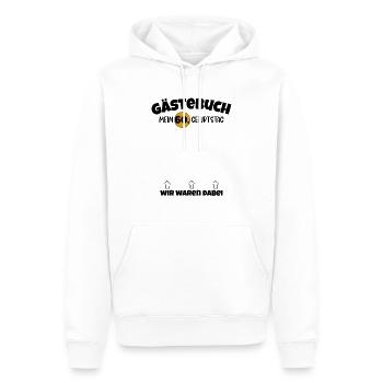 Happy Birthday 60. Geburtstag B-Day Gästeliste - Männer Premium Bio Hoodie - Weiß - Vorne - Nico (187cm)