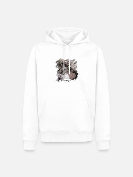 Balkan Jugo - Jugoslawien - Spruch - cevape - - Männer Premium Bio Hoodie - Weiß
