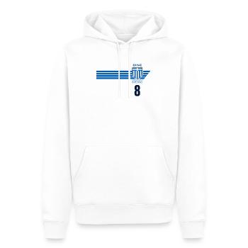 Griechenland Hellas Greece Griechisches Fussball - Männer Premium Bio Hoodie - Weiß - Vorne - Nico (187cm)
