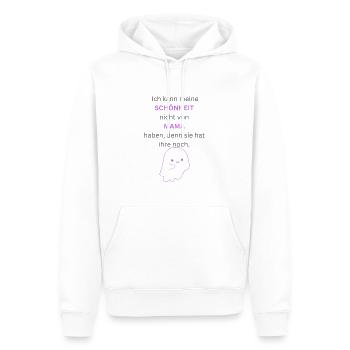Mama ist die Schönste - Männer Premium Bio Hoodie - Weiß - Vorne - Nico (187cm)