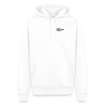 Winety Wine Problems Wine Drinker Winemaker Wine Festival - Men’s Premium Organic Hoodie - white - Front - Nico (187cm)
